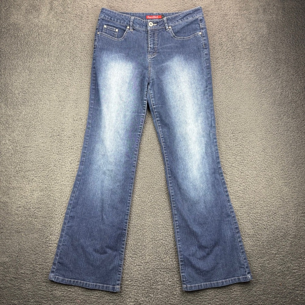 Keepin Touch Women's Blue Wash Denim Flare‎ Jeans Size 13/14